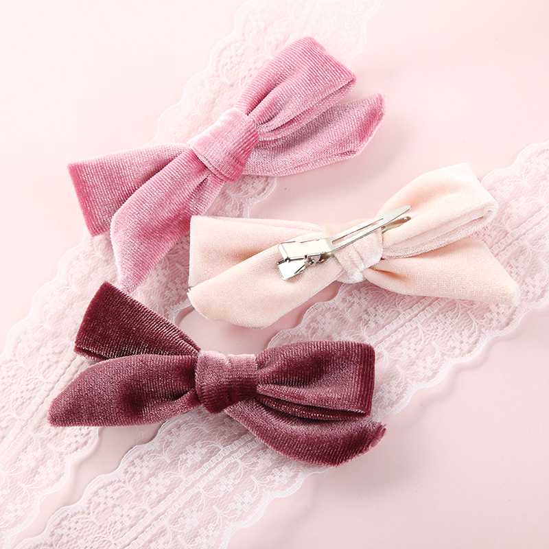 

New Fluffy Hair Bows Velvet Hair Clips Fashion Bowknot Hairpins bow For Women Girls Accessories Lovely Bow Barrettes, Nsfb-9545-c19a5wei