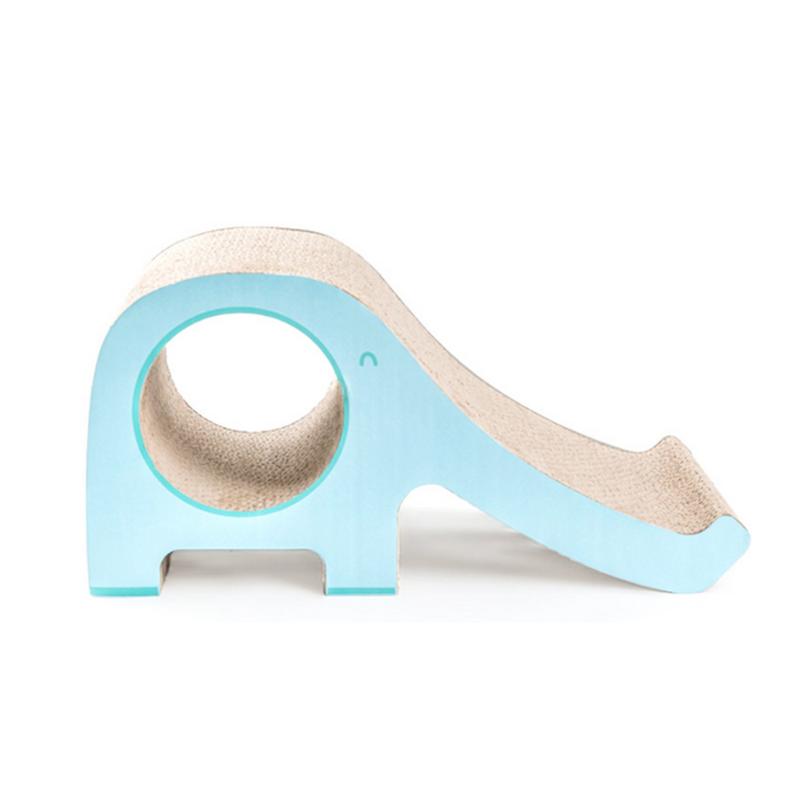 

Cat Scratch Board Elephant Shape Lounge Deluxe Cat Play Scratching Pads for Rest and Play