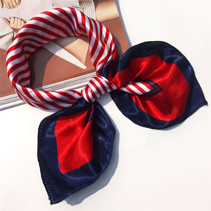 

Soft Silk Square Scarf Scarves Business Suits Head Wrap Shawl Satin Stewardess