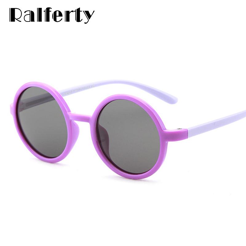 Ralferty 2019 New Polarized Kids Sunglasses Boys Girls Baby Infant Fashion Round Sun Glasses Uv400 Eyewear Child Shades K8232 DUvuK