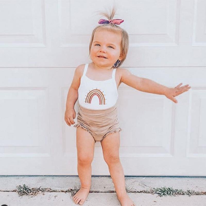 

Newborn Baby Girls Boys Casual Sling Bodysuits