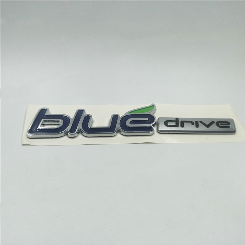 

For Hyundai Sonata i30 Hybrid Blue Drive Emblem Badge Lettering Nameplate, Abs