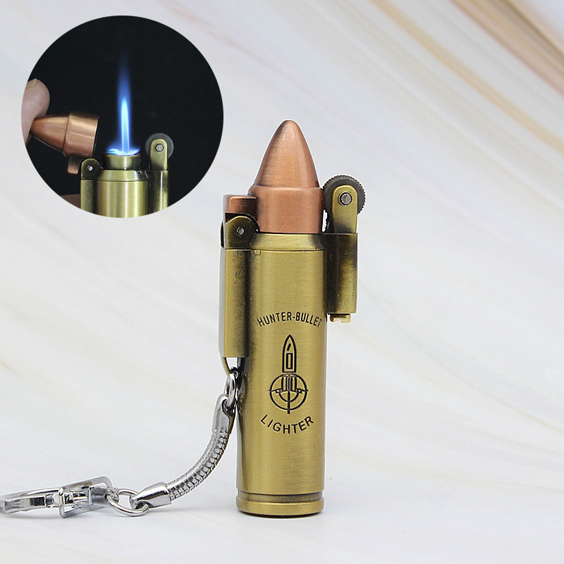 

Bullet Torch Turbo Lighter Metal Butane Cigar Lighter Retro Gas Cigarette 1300 C Windproof Lighter Smoking Accessories