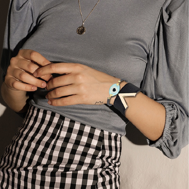 

Resin Evil Eyes Charm Bracelet Couple Woven Rope Adjustable Bangle Friendship Bracelets Boho Jewelry Accessories for Women Men Gifts