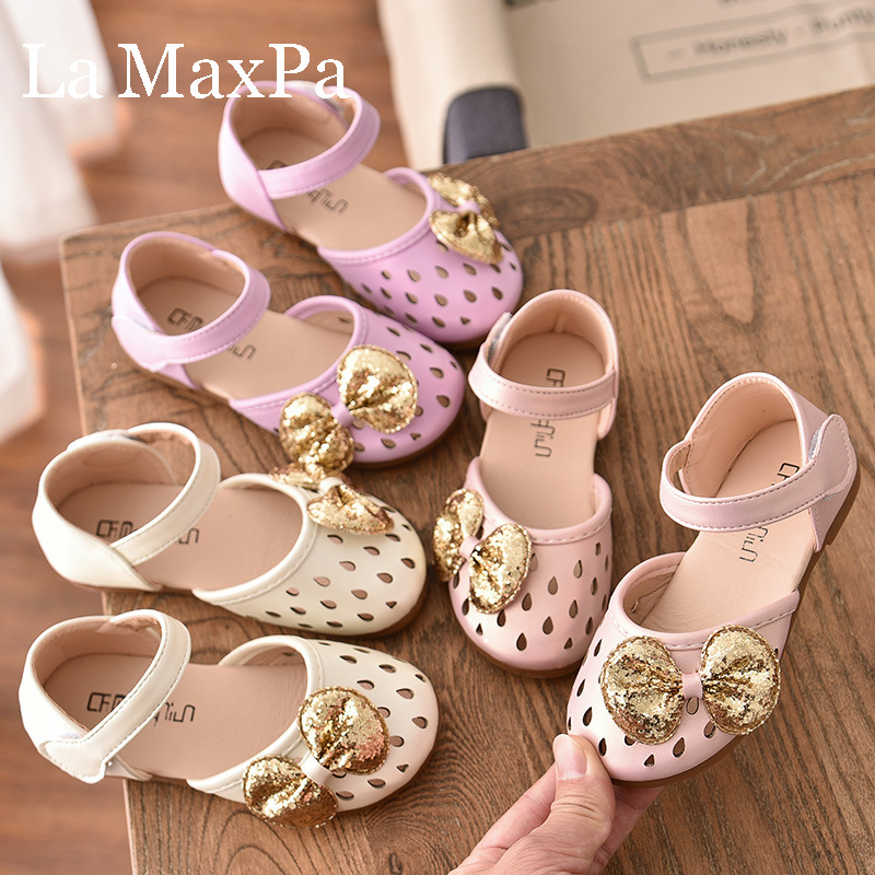 

Girls Sandals 2020 Summer New Fashion Baby Girls Sandals Princess Shoes Baby Girl Soft Bottom Hollow Shoes, Purple