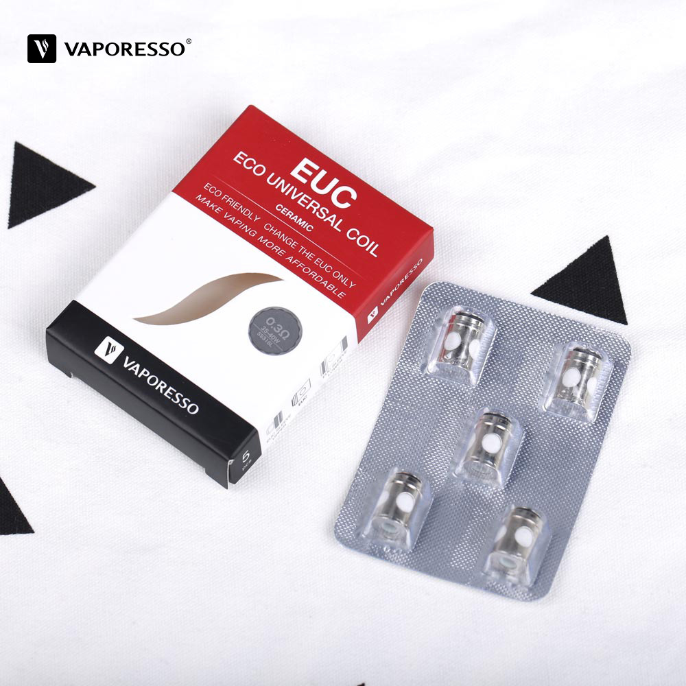 Five Vaporesso Euc Coils For Veco Tank Always Free Shipping