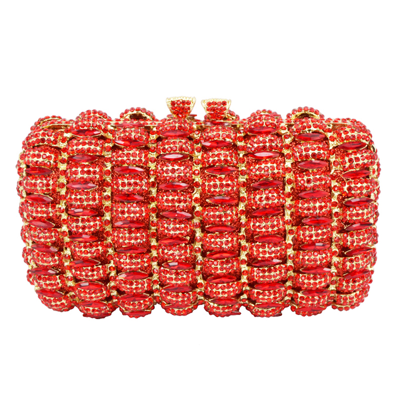 

Designer-Luxury Women Bridal Line Shaped Rectangle Wedding Crystal Clutch Evening Bags banquet handbags prom bag Factory Wholesale 88276, C evening bag