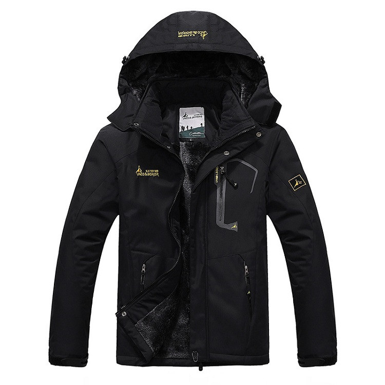 2019 Men's Winter Inner Fleece Waterproof Jacket Outdoor Sport Warm Brand Coat Hiking Camping Trekking Skiing Male Jackets VA063