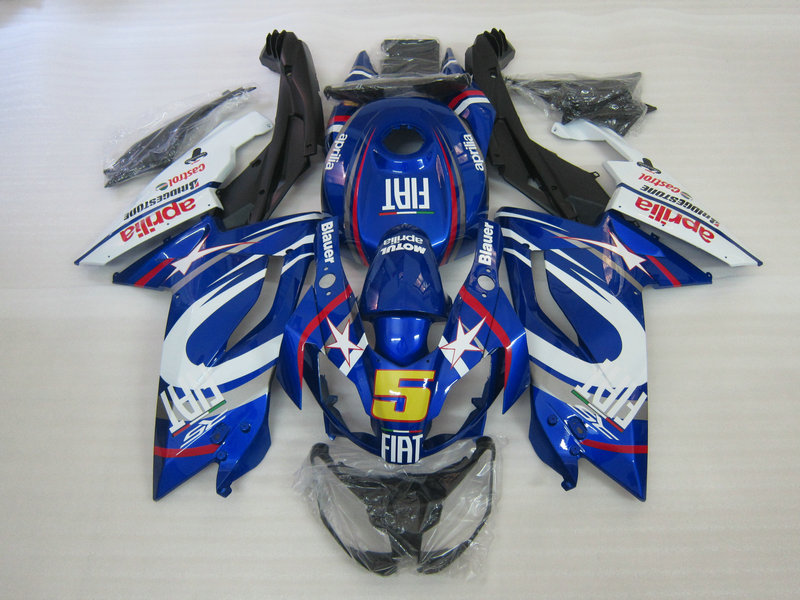 

Injection mold Fairing kit for Aprilia RS125 06 07 08 09 10 11 RS 125 2006 2011 ABS Blue White Fairings set AA08, Multi-color