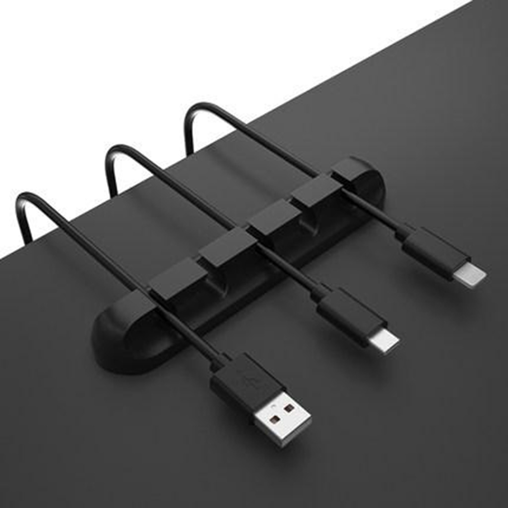 

cable clips - simr cord organizer, 3 5 7 slots sticky cable clips, adhesive descable for charging home office car