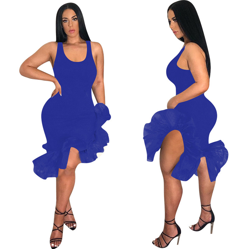 plus size bodycon tank dress