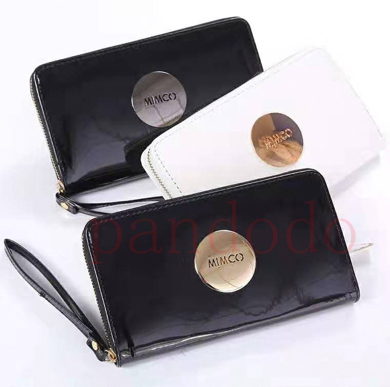 

2020 brand mimco wallet women pu leather purse wallet large capacity makeup cosmetic bags ladies classic shopping evening bag free ship471a#