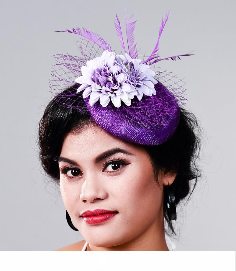 lilac occasion hats