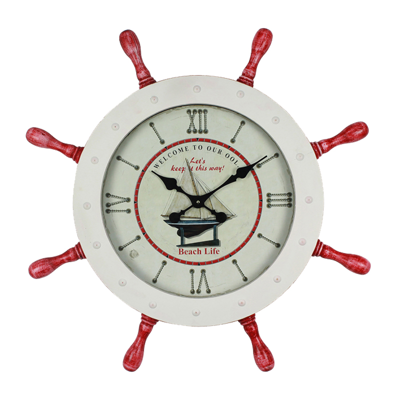 

Nordic Wall Clock Metal Living Room Retro Wall Clock Mute Decoration Gift Idea Reloj De Pared Home Decoration DD50WC