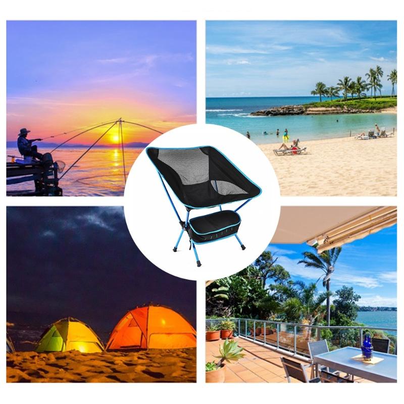 

Outdoor Beach Chair Detachable Camping Chair Aluminium Alloy BreathableFolding Fishing Outdoor Portable Garden