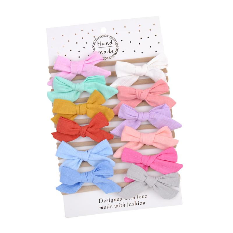 

1pcs Headbands Bow Knot Hairband Head Band For Baby Girls Infant Newborn Bows Toddlers Headwear Hair Accessories 109