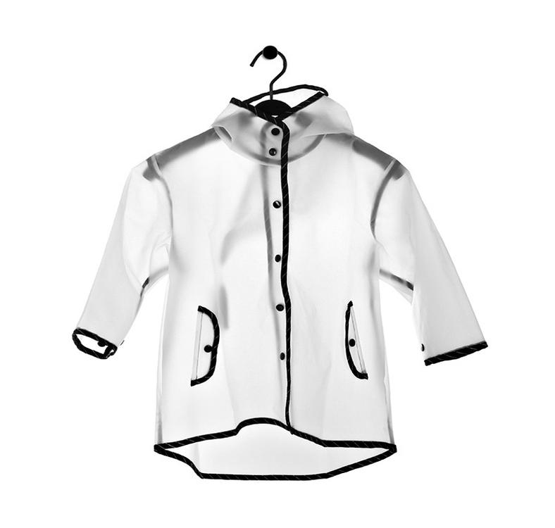 Kids Children Cute Raincoat Girls Boys Fashionable Hooded Transparent Waterproof Kids Raincoats For Outdoor Travelling gKyel