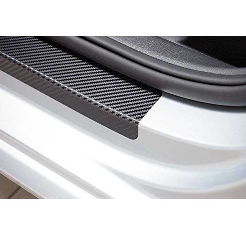 2019 Car Door Sill Protector Carbon Fiber Vinyl Sticker Door Step
