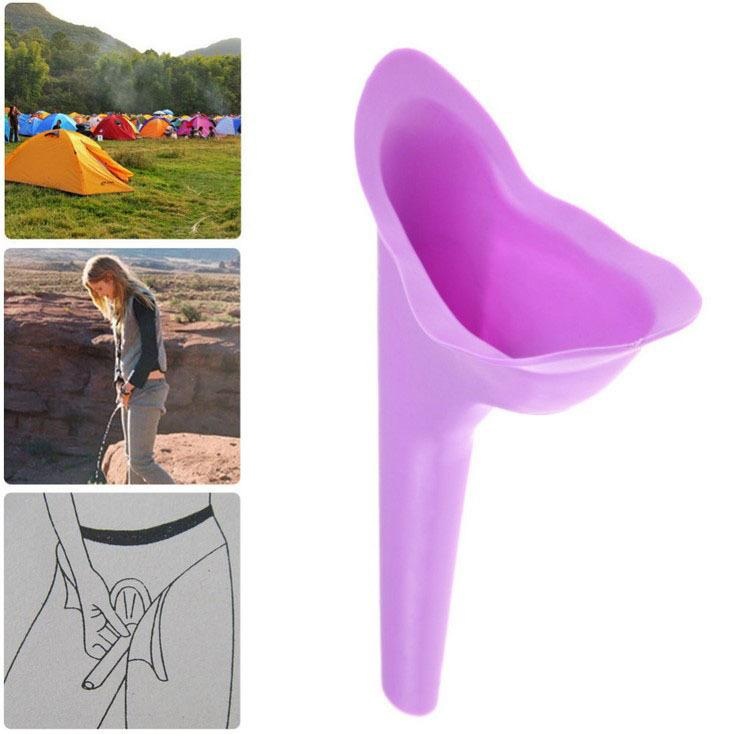 

Wholesale Women Portable Toilet Female Urinal Outdoor Camping Hiking Festival Urination Funnel Device Travel Silicone Stand Up Toilet Pee