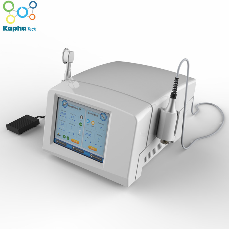 Portable RF Microneedle & Fractional RF skin rejuvenation thermagic scar removal beauty therapy machine with cryo hammer