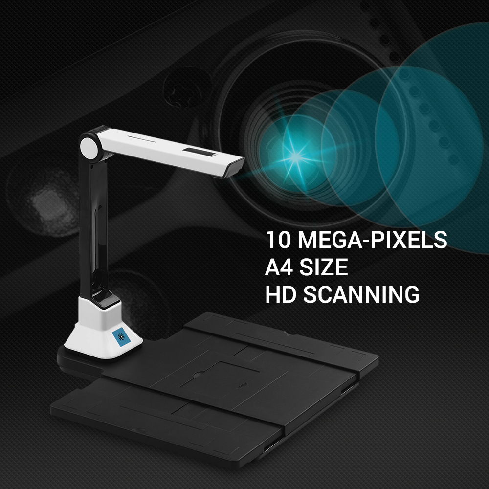 Escáner Portátil De 10 Mega-píxeles De Alta Aibecy Bk50 