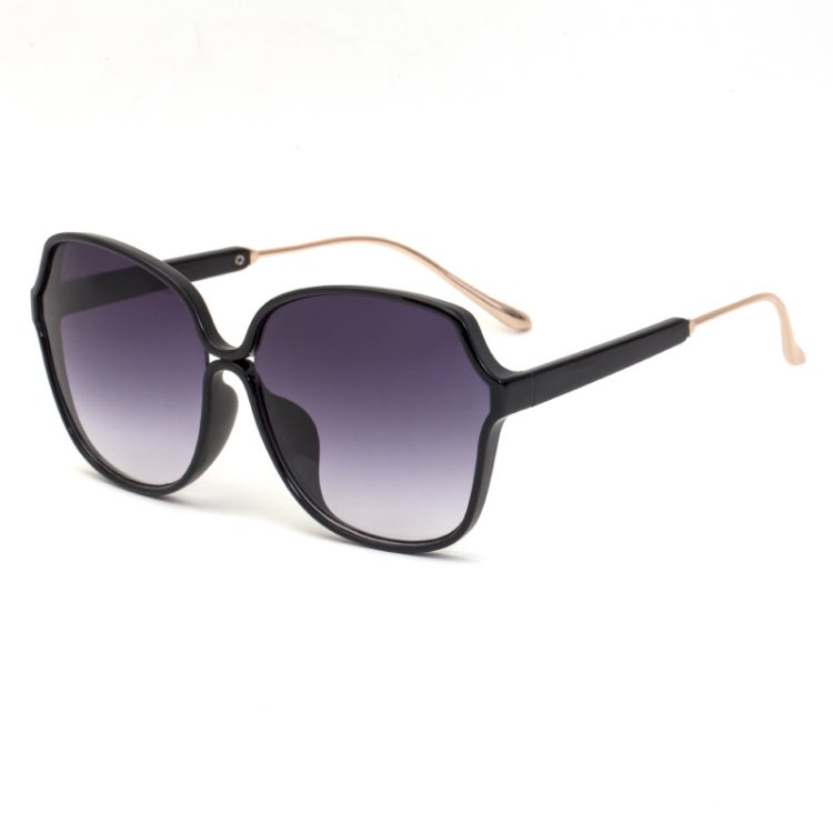 

Big Square Summer Sunglasses Brown Gradient Lens Fashion Women Oversized Sun Glasses UV400 5 Colors Wholesale