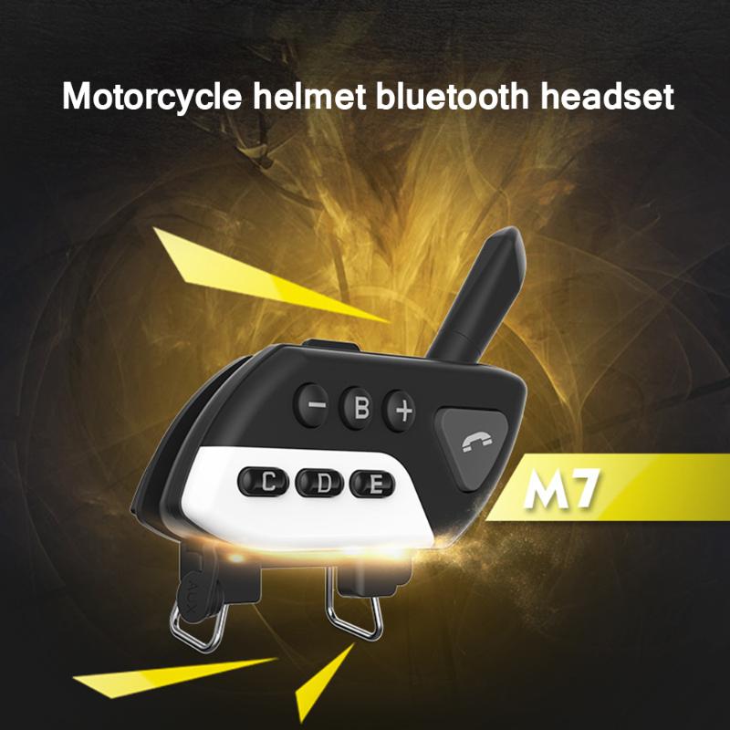 

Onever V6 Multi BT Interphone 1200M moto casque Bluetooth Interphone intercomunicador moto interfones casque pour 6 cavalier