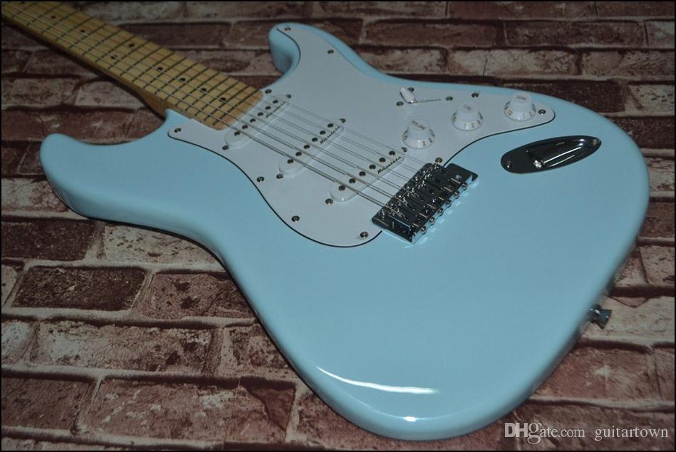 

Wholesale - High Quality Newest blue Electric Guitar Top Musical instruments