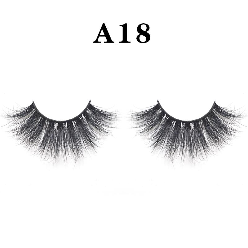 

25 mm Mink Eyelashes Dramatic Long Mink Lashes Makeup Full Strip Lashes 25mm False Eyelashes 3D Reusable