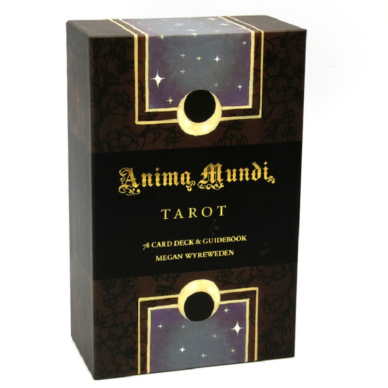 

78pcs Anima Mundi Tarot Deck Cards with Guide Book Nature Deck Occult Divination Cards Major and Minor Arcana Game Gilt Origin