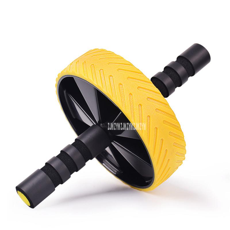 

Ab Power Roller Household Ab Wheel Antiskid Foam Handle Abdominal Muscle Training Wheel Indoor Fitness Equipment, Beige
