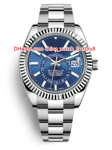 

8 Style Top Quality Hot Selling 42mm Sky-Dweller GMT Workin 326934 326933 326938 Platinum Asia 2813 Movement Automatic Mens Watch Watches, Box papers add to cart
