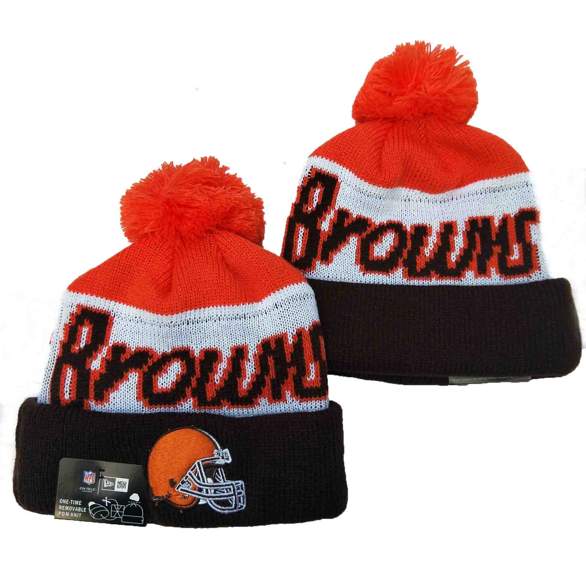 cleveland browns wooly hat