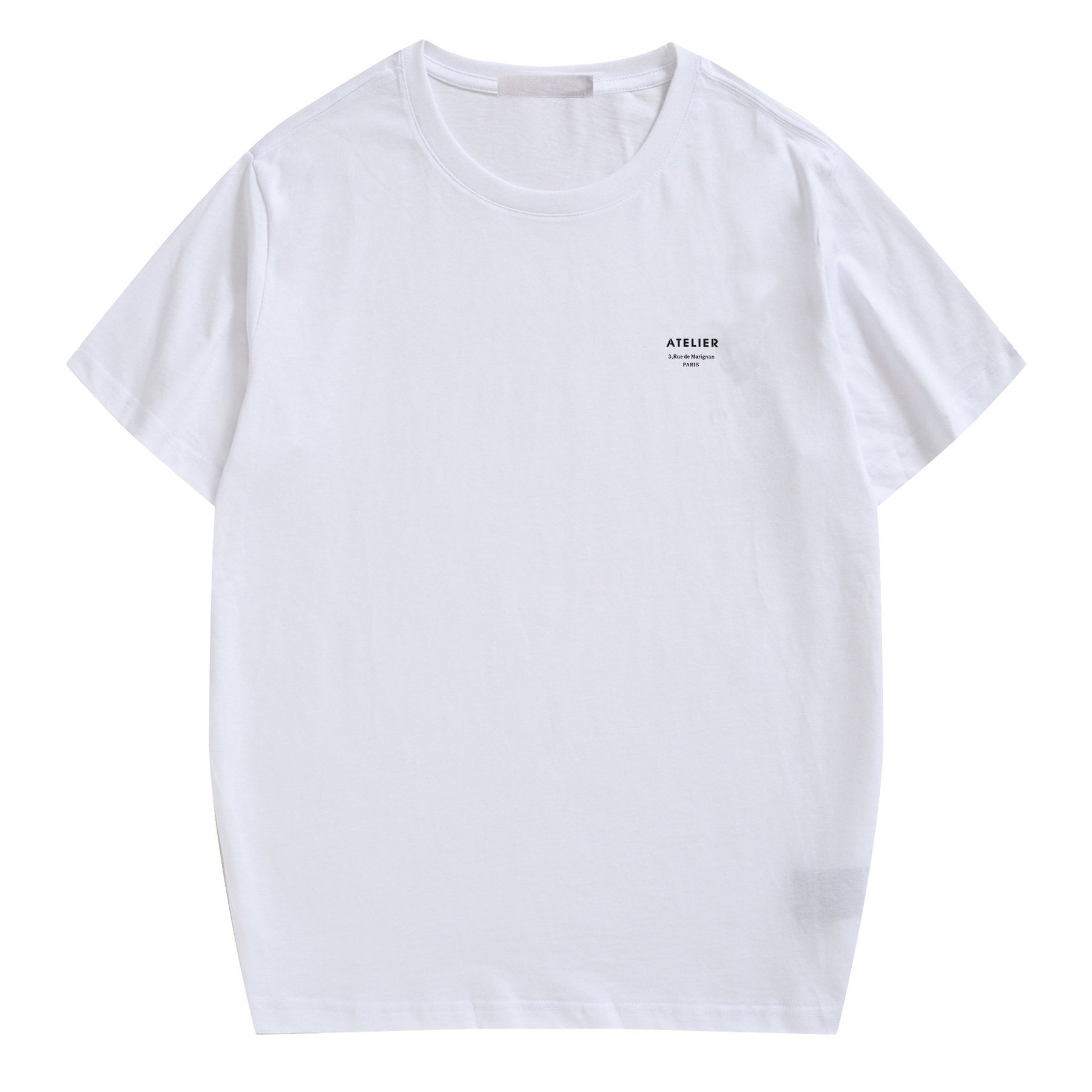 

20SS New Arrival Designer Men Women T-shirts High Quality Top Tees Short Sleeve Mens Clothes Solid Color Brand Shirt with Letters S-XL, Black