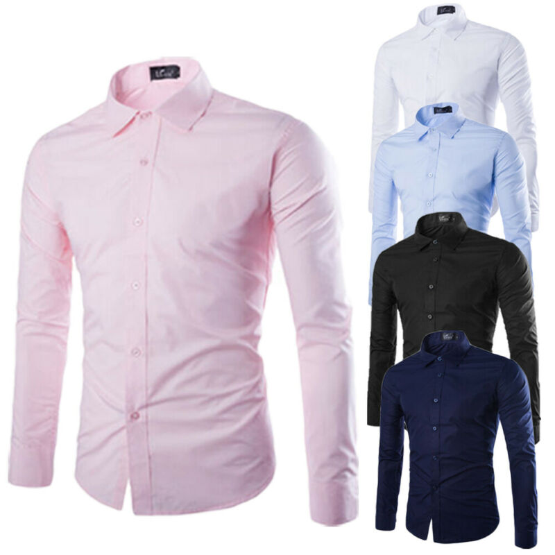 

Januarysnow Men French Cufflinks Shirt 2019 New Men's Stripes Shirt Long Sleeve Casual Male Brand Shirts Slim Fit French Cuff Dress Shirts, White