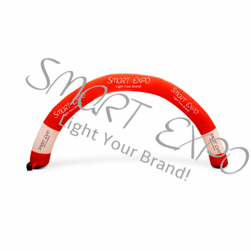 

Hot Selling External Powerful Air Blower Advertising Balloon Round Inflatable Arch with Full Printing and Blower Dia0.7x8Wx4H m