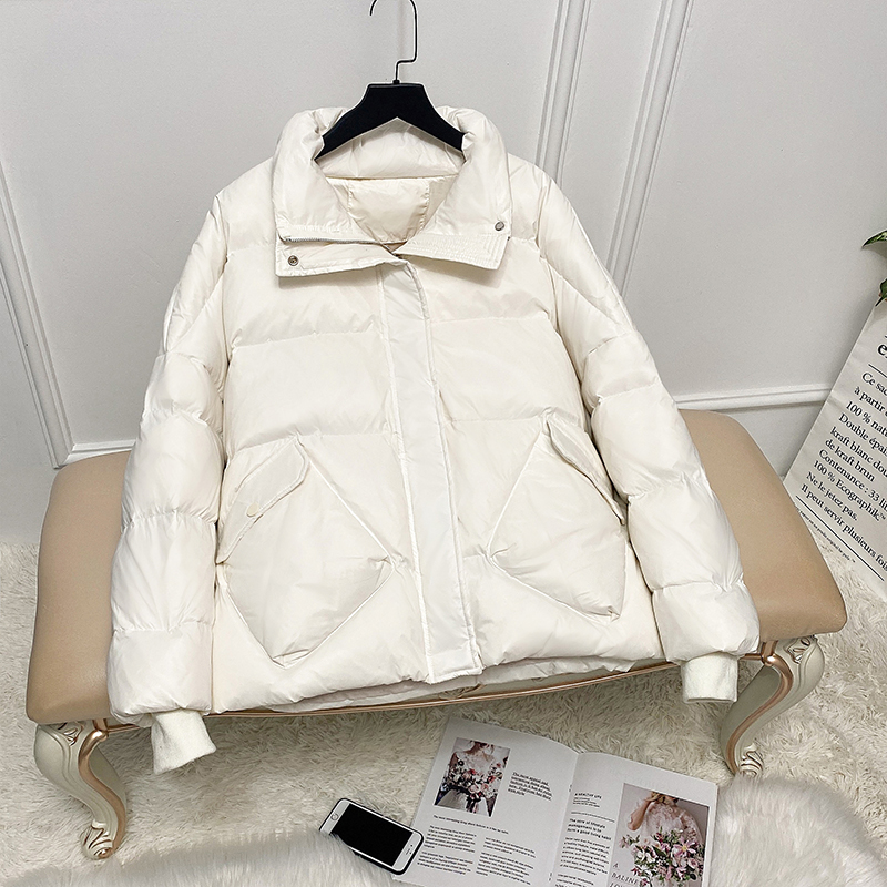 

Women's Down Jacket Short Winter Coat Female Jacket White Duck Down Coats Warm Clothes Women 2020 Mujeres Abrigos 202002 TN43, Green