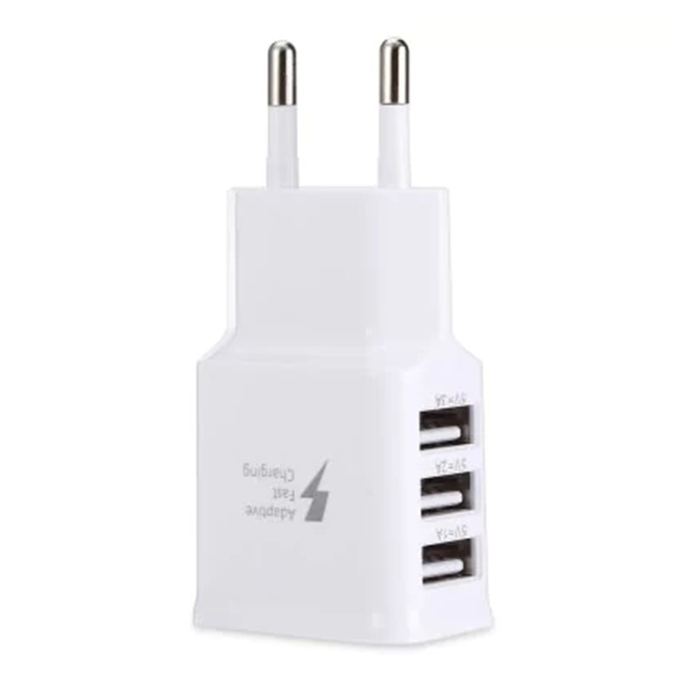 

2A 3 USB Ports Travel Charger Adapter - EU PLUG