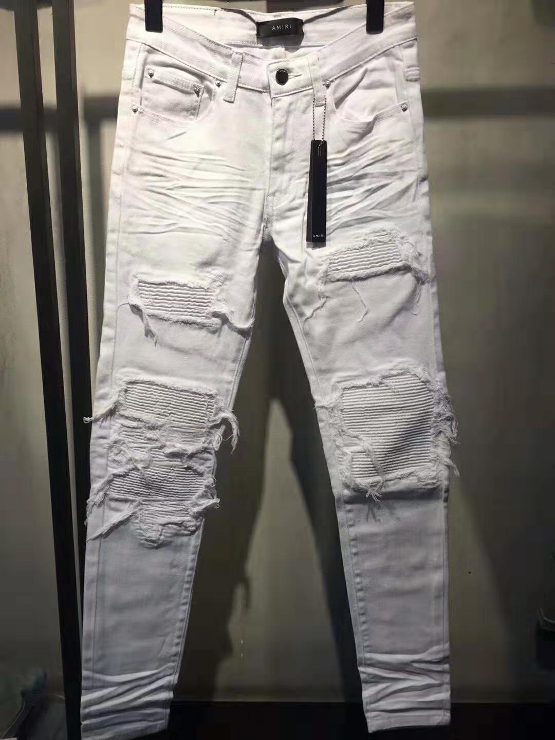 

Designer Men's Summer Jeans Lightweight Jeans Brand AMlRI Pants Casual Classic Straight Denim Designer Jeans Size -40, Amir i592