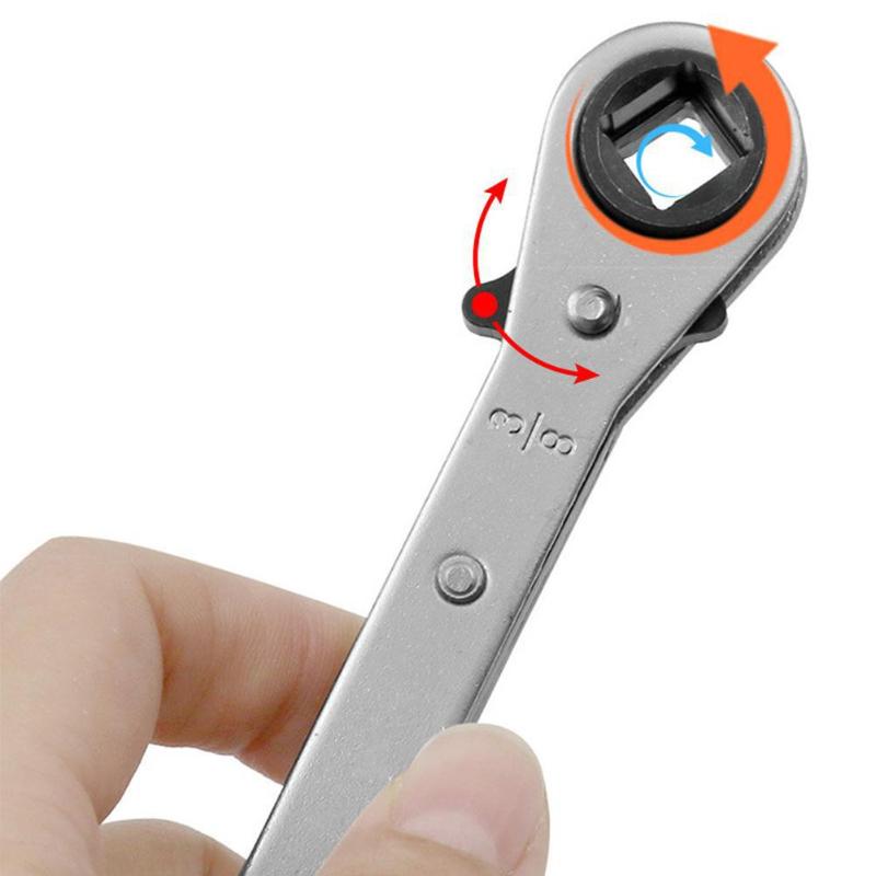 

Ratchet Wrench Double End 4 Use Refrigeration Tools Ratchet Spanner CT-122 Hand Tool