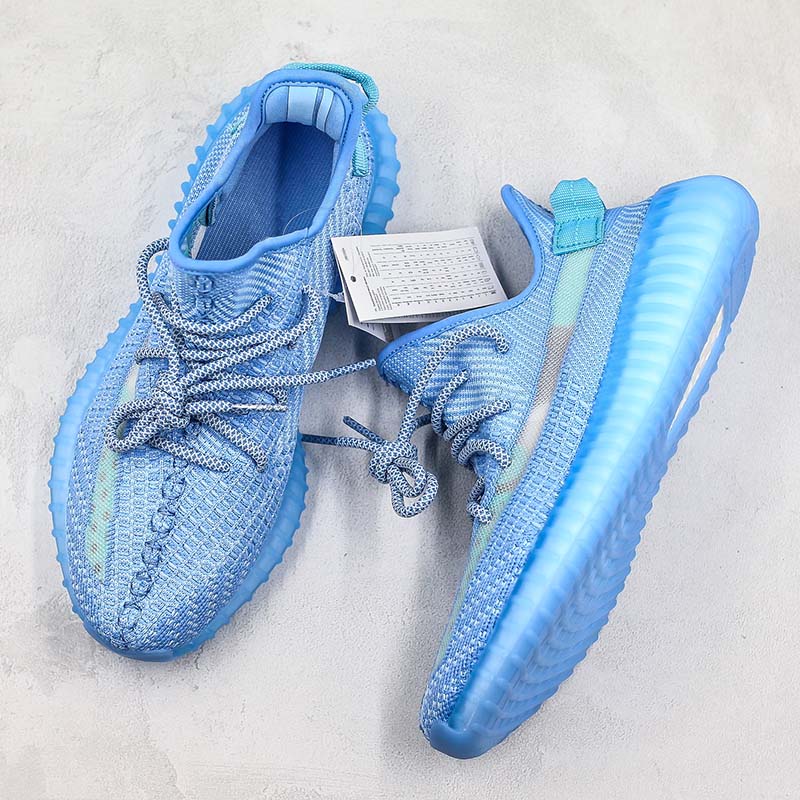 

Ice Blue Kanye West Coconut Gauze Transparent New Arrivals Running Shoes Low Designer Casual Sneakers Men Women