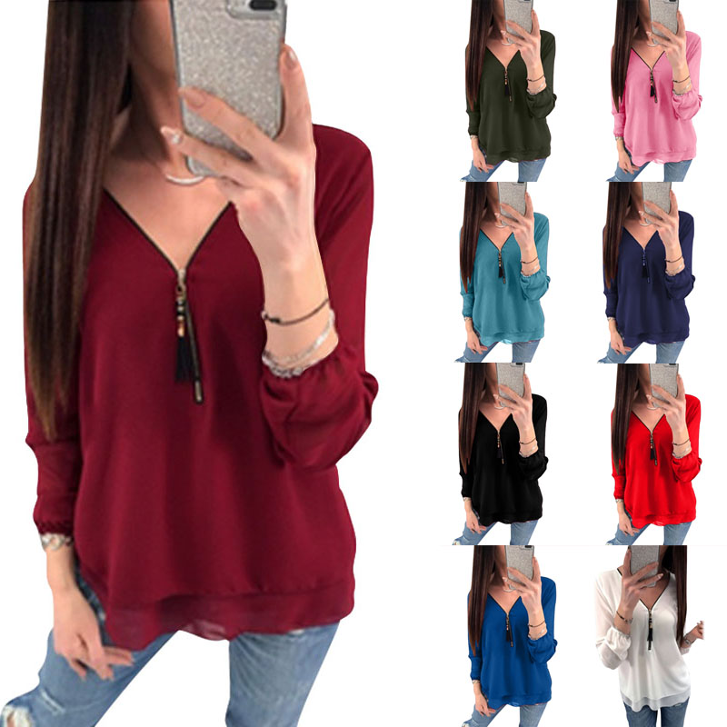 modelos de blusas de gasa 2018