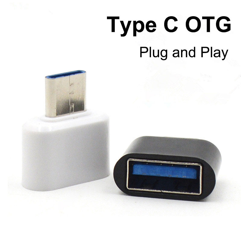 

USB Female to USB-C Type C 3.1 OTG Male Data Adapter For Samsung S8 LG G6 OnePlus 2 3 Huawei P10 Plus