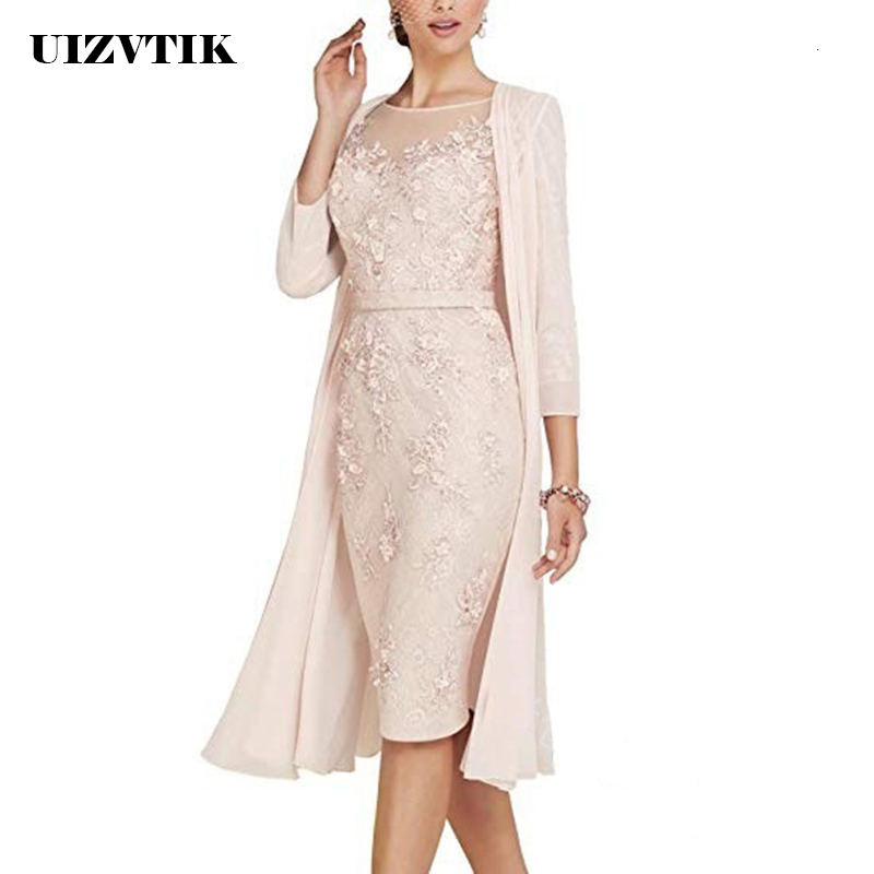 

Summer Autumn Dress Women 2019 Casual Plus Size Slim Office Bodycon Dresses Sexy Elegant Hollow Out Lace Party Dress Cloak Set LY191114, Navy b lue