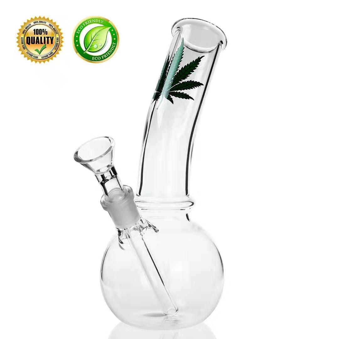 

8 Inchs Mobius Tall Bong Thick Glass Big Bongs Waterpipe Heady Dab Oil Rigs Double Stereo Matrix perc With Bowl Hookahs