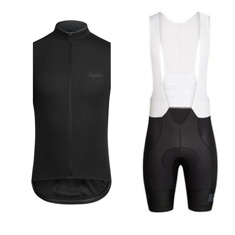 

New 2019 RAPHA Pro Men team Cycling Sleeveless jersey Vest summer quick dry MTB Bike sportswear Bib Shorts sets K061303, 3#