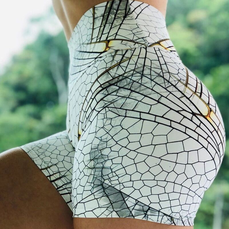 

Summer Women Yoga Shorts High Waist Seamless Hip-up Tight Elastic Sport Shorts Push Up Running Fitness Gym Clothes 2020 Hot Sale, Silver