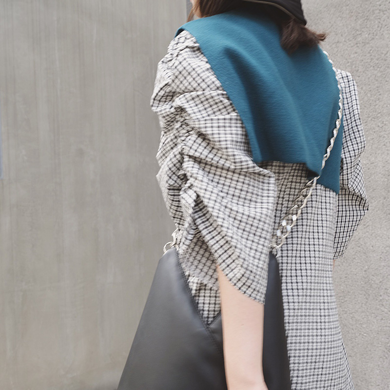 

Women Shrug sleeveless vest Fake collar high street joker tops pullover Tank top, White