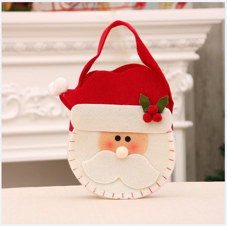 

New Christmas Gift Candy Bag Non-woven Christmas Apple Gift Bag Creative cute new