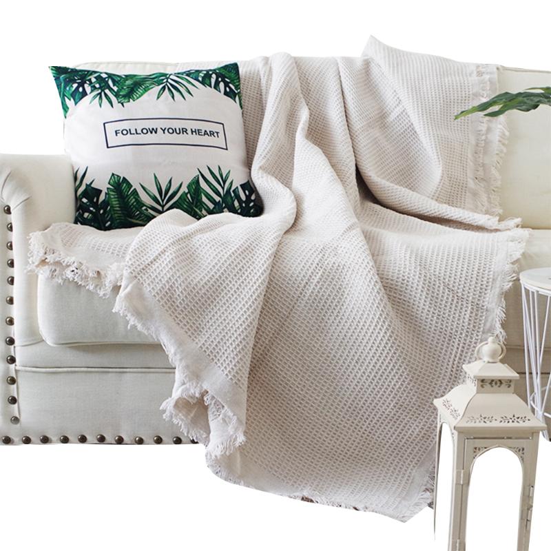 

Hot Super Soft Warm Solid Warm Cotton Blanket Throw Rug Sofa Bedding Home Decor LARGE SIZE Woven Sofa Blanket Anti Dust Cover